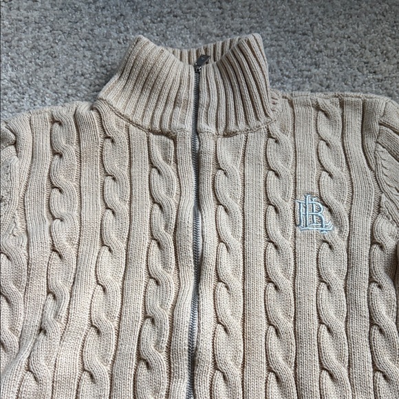 LAUREN Ralph Lauren Beige Cable Knit Sweater XS - Picture 5 of 7